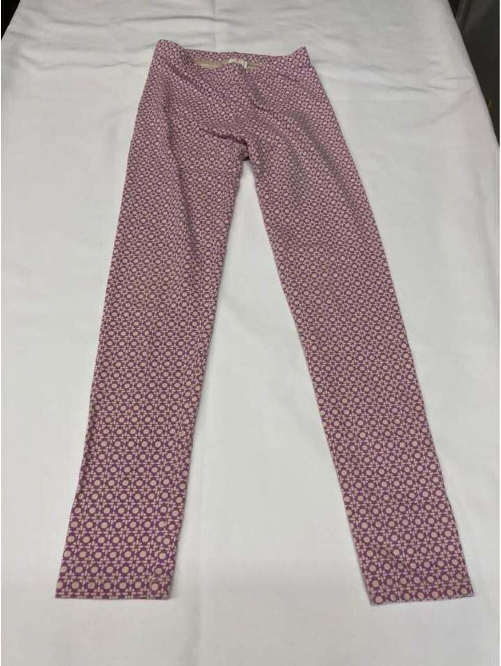 J.Crew Crewcuts Girls Size 12 Purple Print Leggings